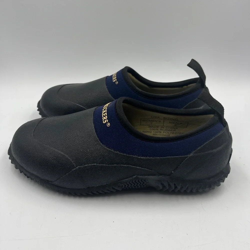 Mudpuppy Muckers Waterproof Garden Shoes Women's 7 Men's 6 Black New w/o/ Tags